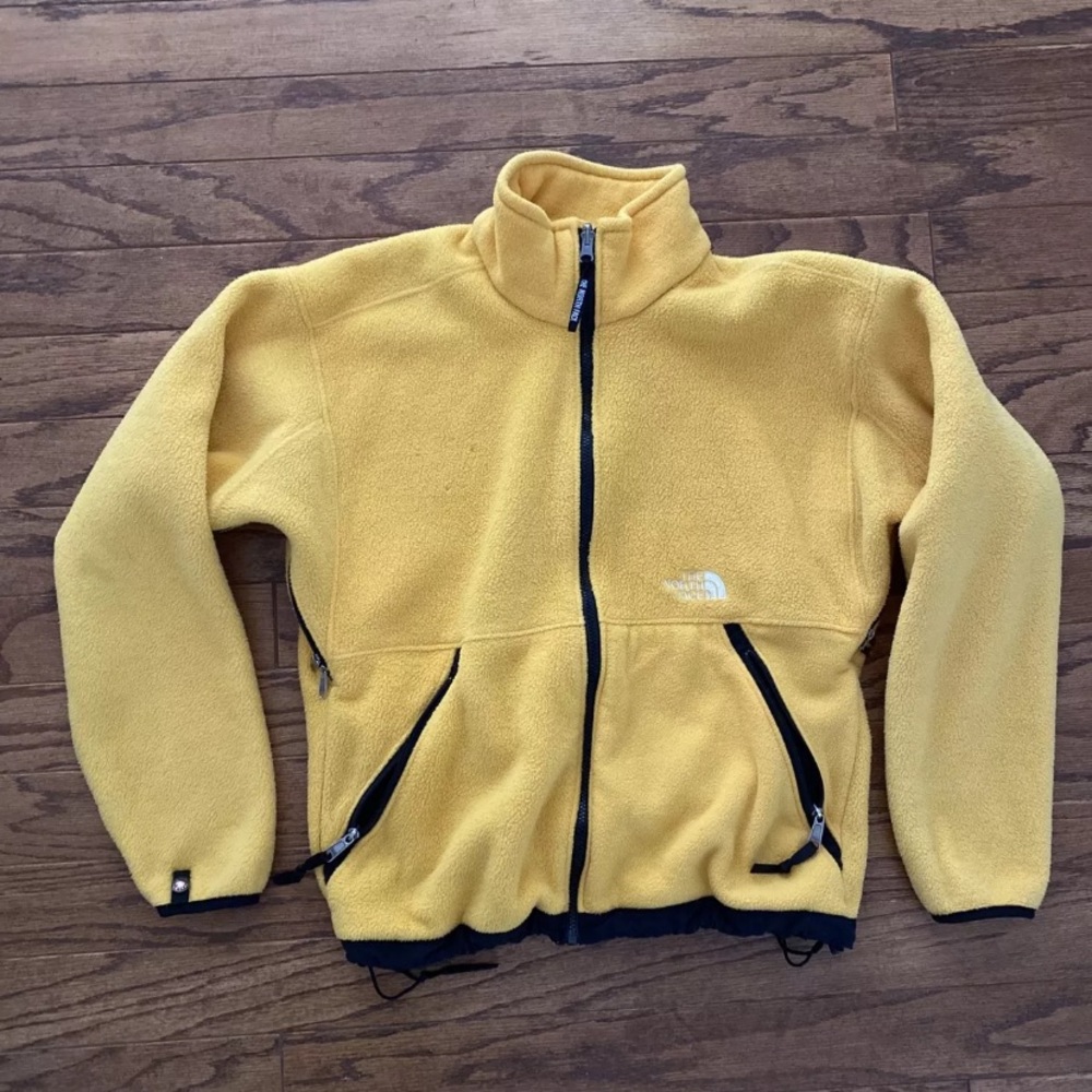 The North Face Fleece Jacket Yellow Medium